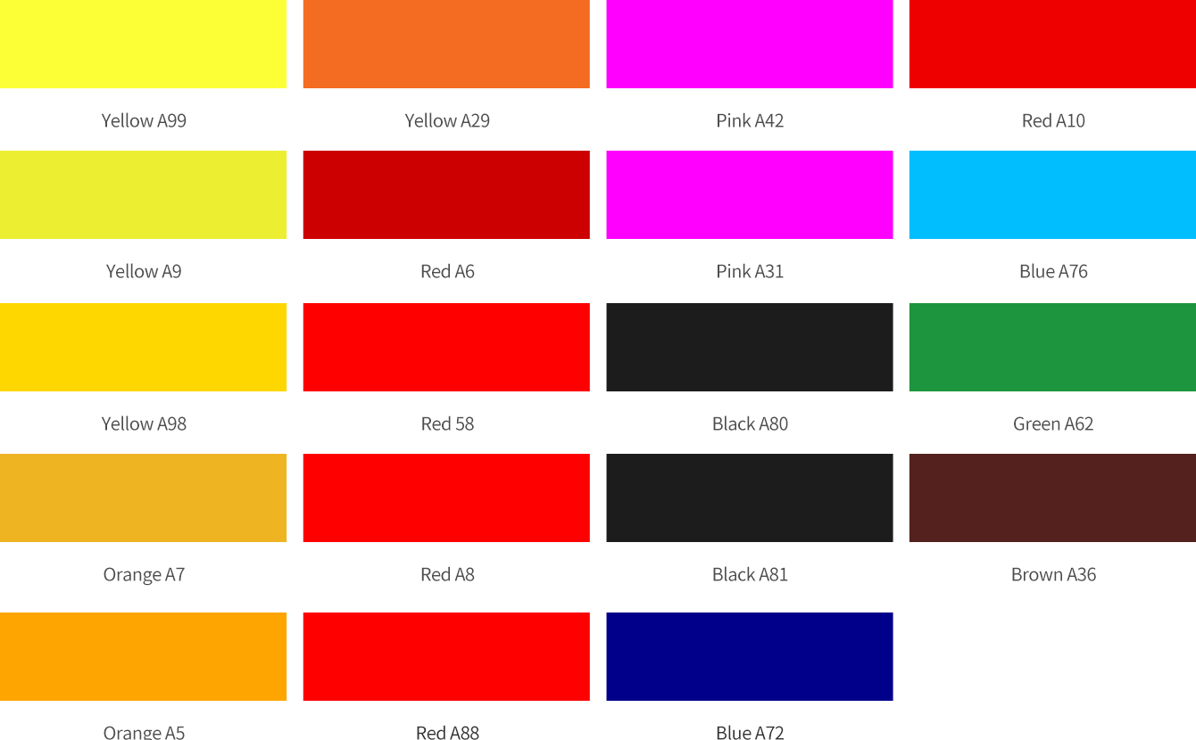 No benzene, chromium, or heavy metal dyes